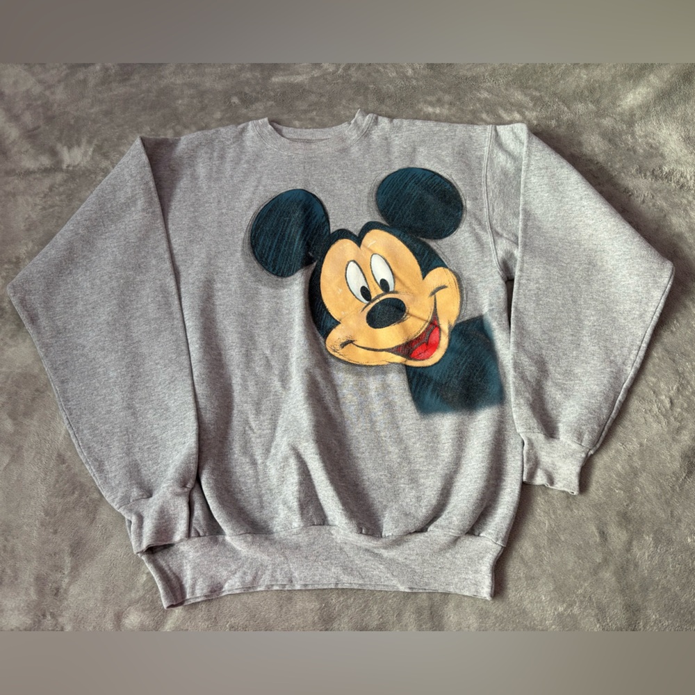Hanes Light Gray Disney Sweatshirt